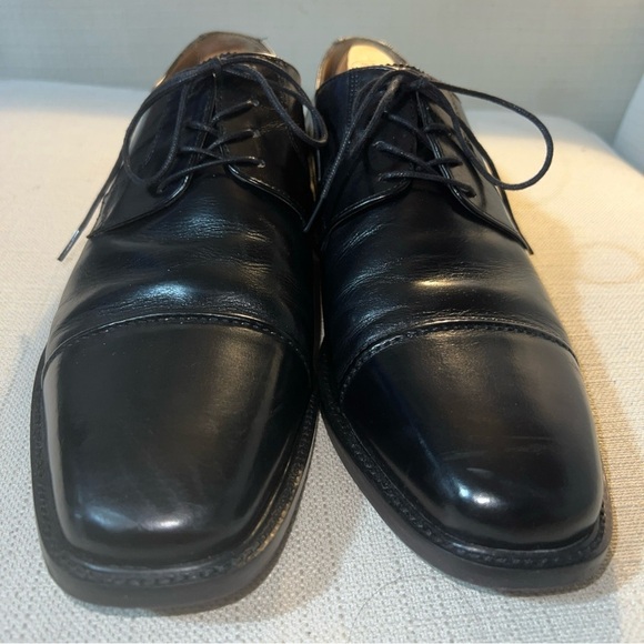 Florsheim Men's Network Black Leather Cap Toe Oxford     *13169-001 Sz 11D - Picture 3 of 11